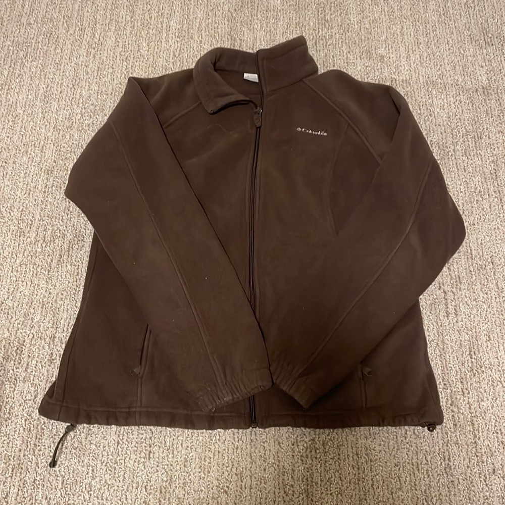 Brown Columbia Fleece Jacket